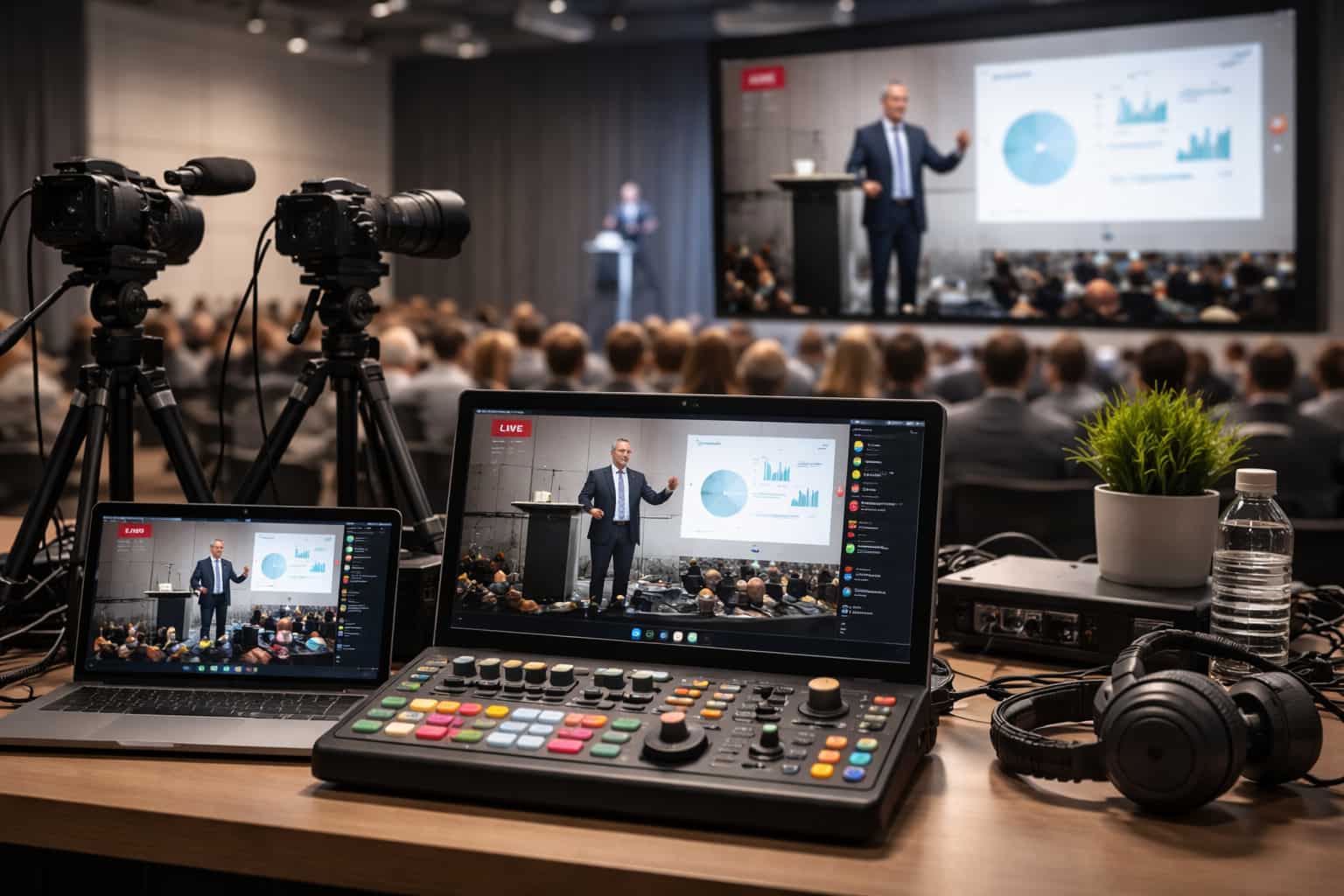 Streaming profesional para eventos y congresos