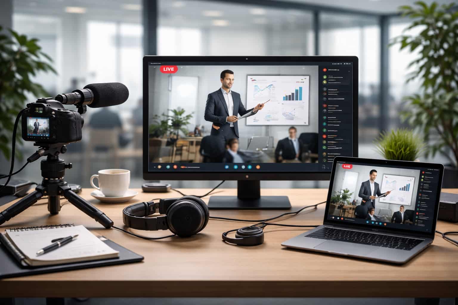 Streaming profesional para eventos y congresos